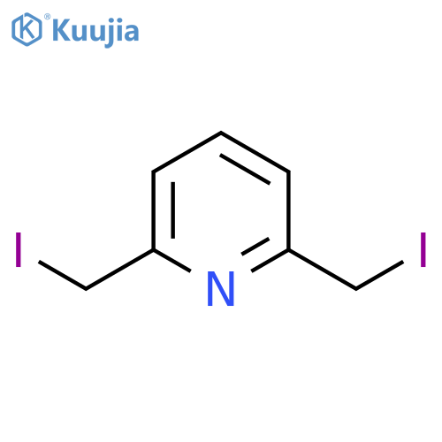 PYRIDINE, 2,6-BIS(IODOMETHYL)- structure