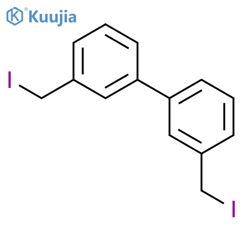 1,1'-Biphenyl, 3,3'-bis(iodomethyl)- structure