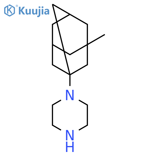 1-(3-Methyltricyclo3.3.1.1~3,7~dec-1-yl)piperazine structure