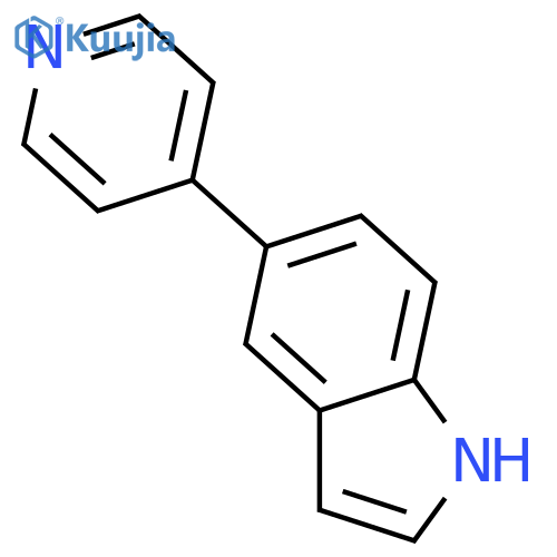 5-Pyridin-4-yl-1H-indole structure