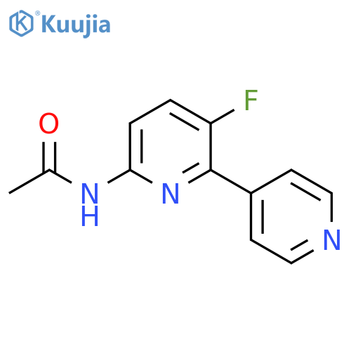ACETAMIDE, N-(3-FLUORO[2,4'-BIPYRIDIN]-6-YL)- structure