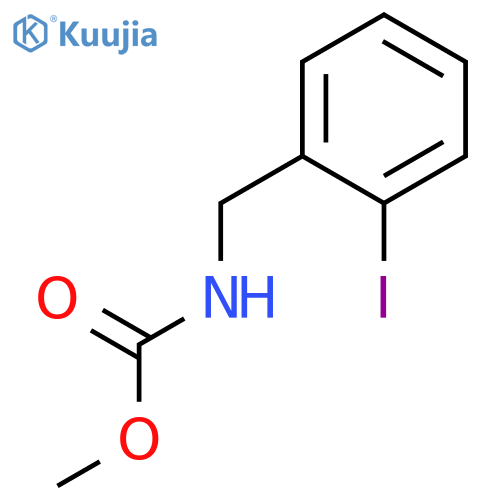 CARBAMIC ACID, [(2-IODOPHENYL)METHYL]-, METHYL ESTER structure