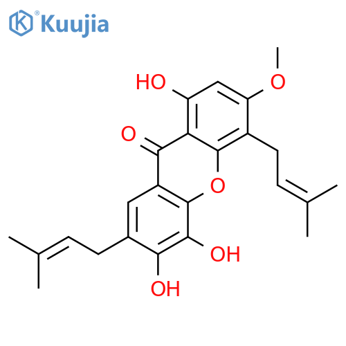 Parvifolixanthone B structure