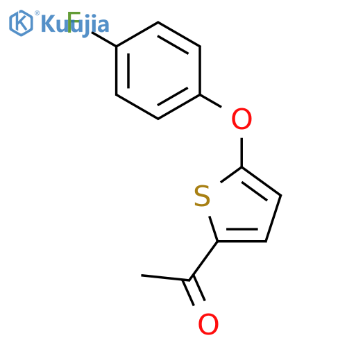 Ethanone, 1-[5-(4-fluorophenoxy)-2-thienyl]- structure