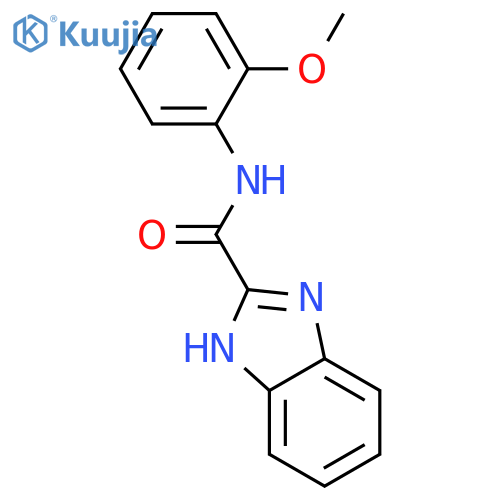 1H-Benzimidazole-2-carboxamide, N-(2-methoxyphenyl)- structure