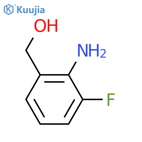 (2-Amino-3-fluorophenyl)methanol structure