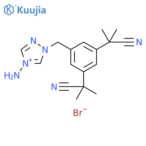 4-Aminoanastrozolium Bromide structure