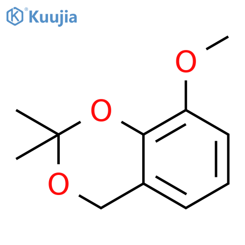 4H-1,3-BENZODIOXIN, 8-METHOXY-2,2-DIMETHYL- structure