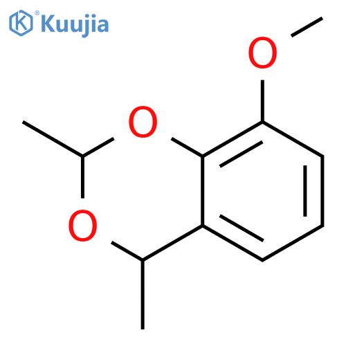 4H-1,3-Benzodioxin, 8-methoxy-2,4-dimethyl- structure