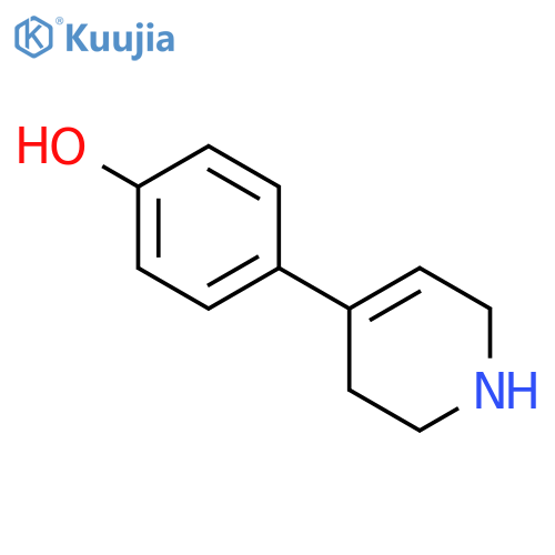 4-(1,2,3,6-tetrahydropyridin-4-yl)phenol structure