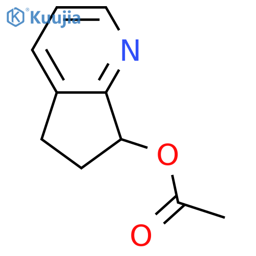 6,7-Dihydro-5H-cyclopenta[b]pyridin-7-yl acetate structure