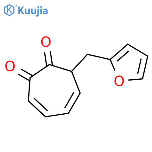3,5-Cycloheptadiene-1,2-dione, 7-(2-furanylmethyl)- structure