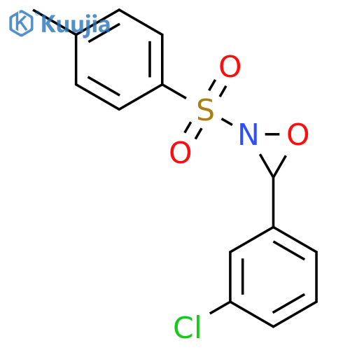 OXAZIRIDINE, 3-(3-CHLOROPHENYL)-2-[(4-METHYLPHENYL)SULFONYL]- structure