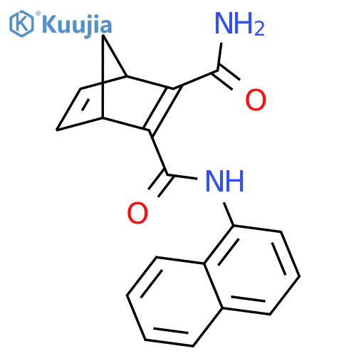 N~2~-(Naphthalen-1-yl)bicyclo[2.2.1]hepta-2,5-diene-2,3-dicarboxamide structure