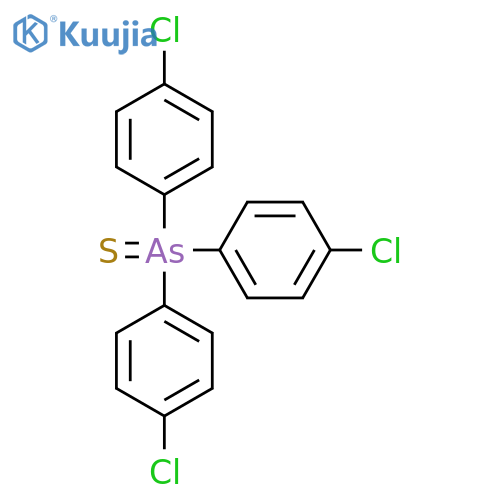Arsine sulfide, tris(4-chlorophenyl)- structure