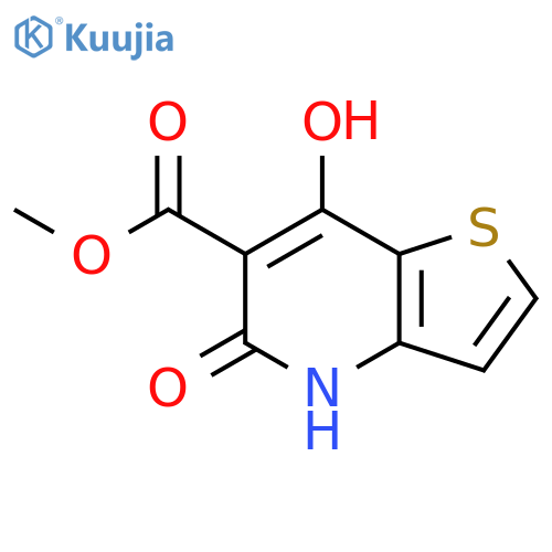 methyl 5,7-dihydroxythieno3,2-bpyridine-6-carboxylate structure