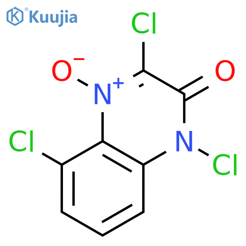 2(1H)-Quinoxalinone, trichloro-, 4-oxide structure