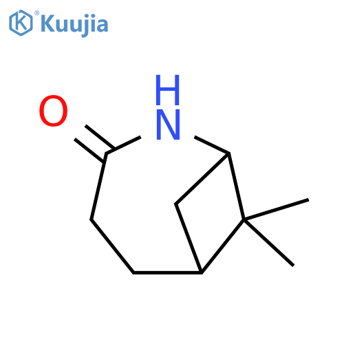 7,7-dimethyl-2-azabicyclo4.1.1octan-3-one structure