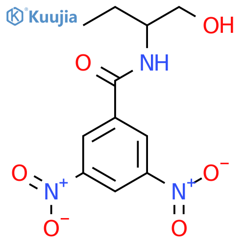 BENZAMIDE, N-[1-(HYDROXYMETHYL)PROPYL]-3,5-DINITRO- structure