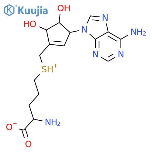 Sulfonium,(3-amino-3-carboxypropyl)[[3-(6-amino-9H-purin-9-yl)-4,5-dihydroxy-1-cyclopenten-1-yl]methyl]methyl-,inner salt, [3R-[1(S*),3a,4b,5b]]- (9CI) structure