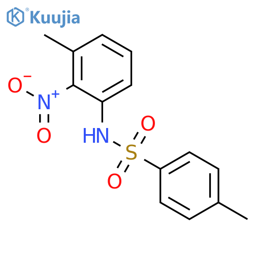 Benzenesulfonamide, 4-methyl-N-(3-methyl-2-nitrophenyl)- structure