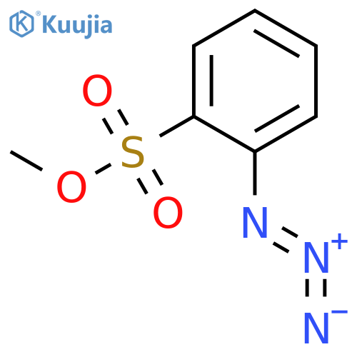 BENZENESULFONIC ACID, 2-AZIDO-, METHYL ESTER structure
