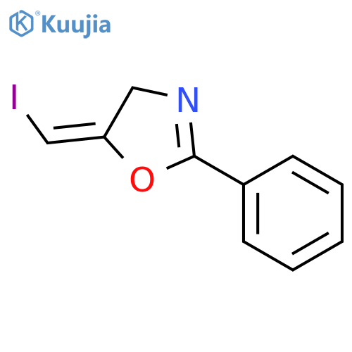 Oxazole, 4,5-dihydro-5-(iodomethylene)-2-phenyl-, (E)- structure