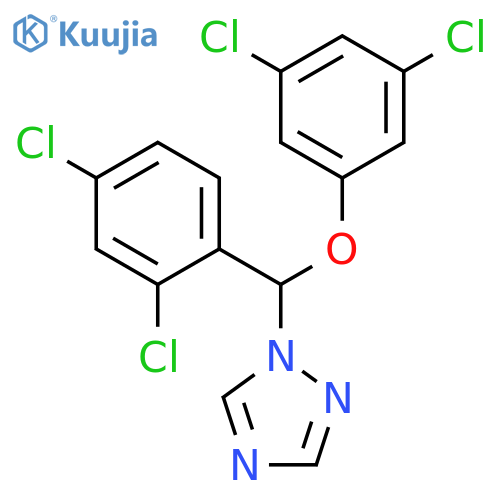 1H-1,2,4-Triazole, 1-[(3,5-dichlorophenoxy)(2,4-dichlorophenyl)methyl]- structure