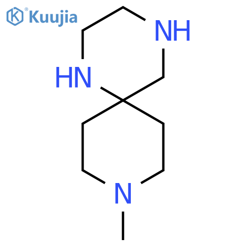 9-methyl-1,4,9-triazaspiro[5.5]undecane structure