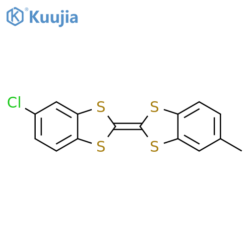 1,3-BENZODITHIOLE, 2-(5-CHLORO-1,3-BENZODITHIOL-2-YLIDENE)-5-METHYL- structure