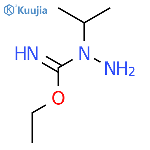 Hydrazinecarboximidic acid, 1-(1-methylethyl)-, ethyl ester structure