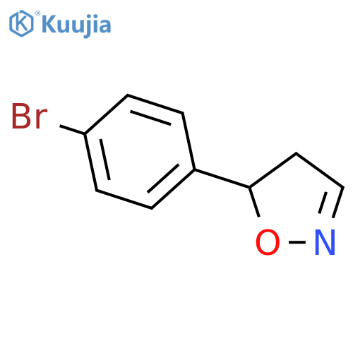 ISOXAZOLE, 5-(4-BROMOPHENYL)-4,5-DIHYDRO- structure