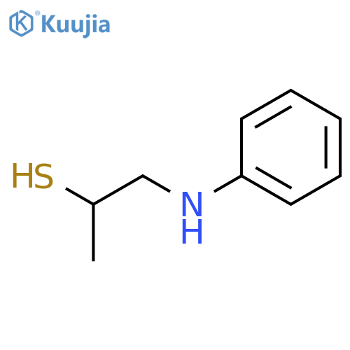 2-Propanethiol, 1-(phenylamino)- structure