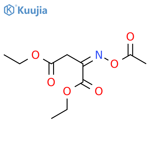 BUTANEDIOIC ACID, [(ACETYLOXY)IMINO]-, DIETHYL ESTER, (Z)- structure