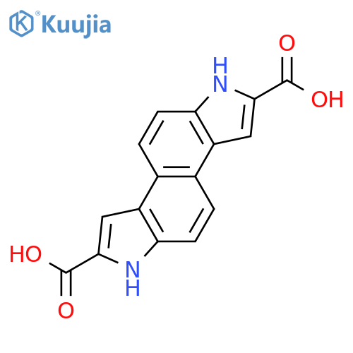 Indolo[5,4-e]indole-2,7-dicarboxylic acid, 1,6-dihydro- structure