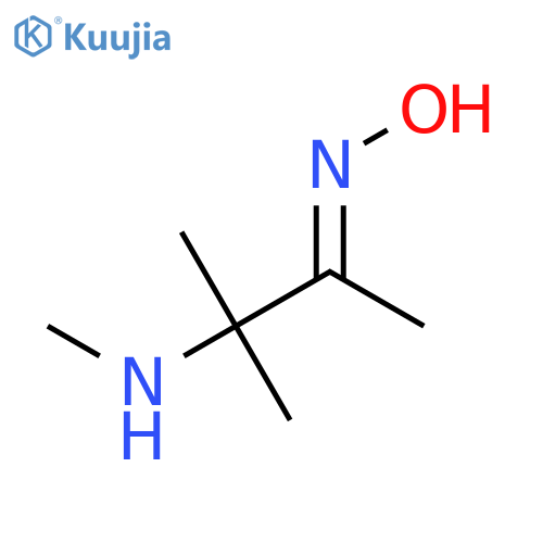 (2E)-3-methyl-3-(methylamino)butan-2-one oxime structure