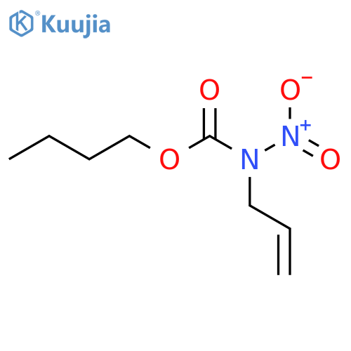 Carbamic acid, nitro-2-propenyl-, butyl ester structure