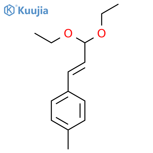 Benzene, 1-(3,3-diethoxy-1-propenyl)-4-methyl- structure