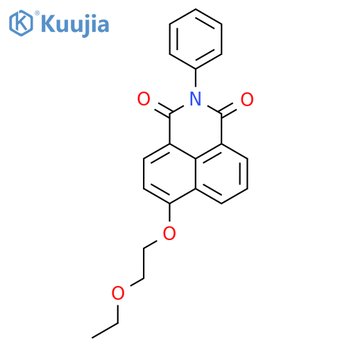 1H-Benz[de]isoquinoline-1,3(2H)-dione, 6-(2-ethoxyethoxy)-2-phenyl- structure