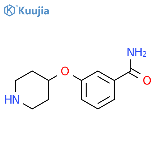 3-(Piperidin-4-yloxy)benzamide structure