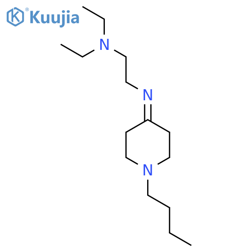 1,2-ETHANEDIAMINE, N'-(1-BUTYL-4-PIPERIDINYLIDENE)-N,N-DIETHYL- structure