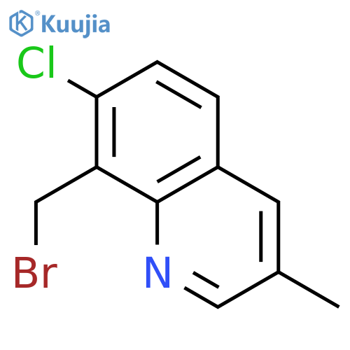 8-(Bromomethyl)-7-chloro-3-methylquinoline structure