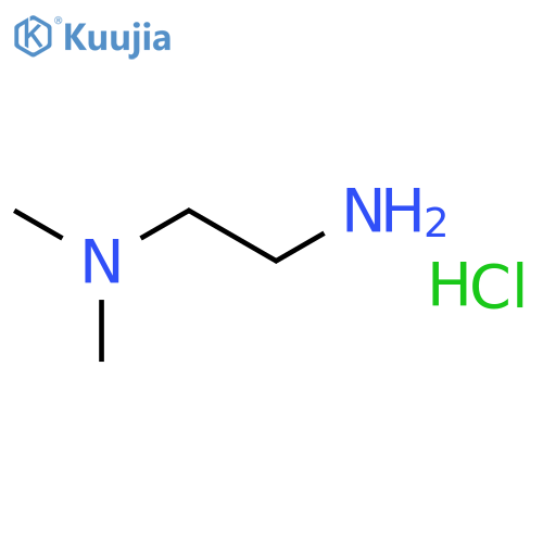 1,2-ETHANEDIAMINE, N,N-DIMETHYL-, HYDROCHLORIDE structure