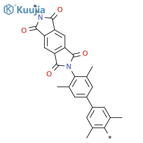 POLY[(5,7-DIHYDRO-1,3,5,7-TETRAOXOBENZO[1,2-C:4,5-C']DIPYRROLE-2,6(1H,3H)-DIYL)(3,3',5,5'-TETRAMETHYL[1,1'-BIPHENYL]-4,4'-DIYL)] structure