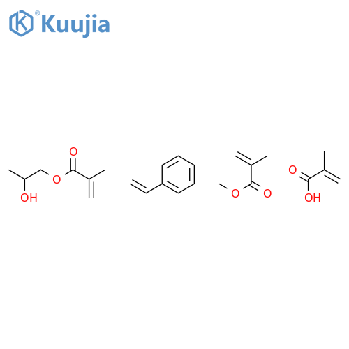 Methyl methacrylate, styrene, methacrylic acid, hydroxypropyl methacrylate polymer structure