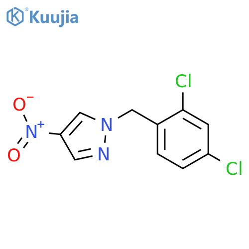 1-(2,4-dichlorophenyl)methyl-4-nitro-1H-pyrazole structure