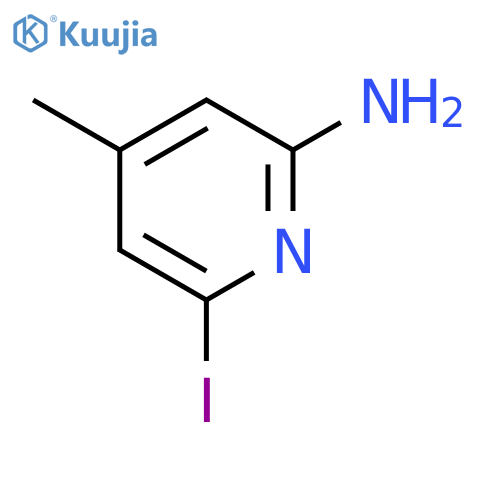 6-Iodo-4-methylpyridin-2-amine structure