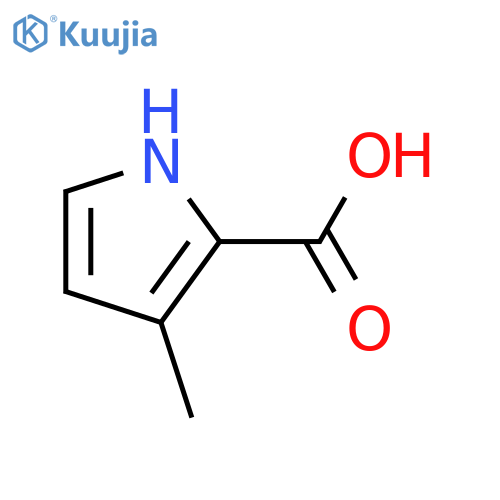 3-Methyl-1H-pyrrole-2-carboxylic Acid structure