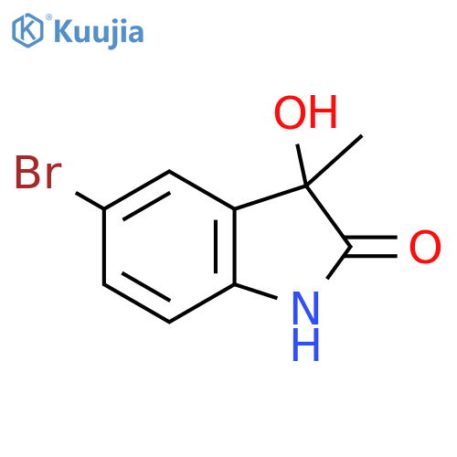 5-Bromo-3-hydroxy-3-methyl-2-oxindole structure