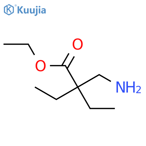 Ethyl 2-(Aminomethyl)-2-ethylbutanoate structure